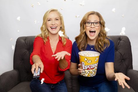 Angela Kinsey (left) and Jenna Fischer will start a new podcast Oct. 16 bringing fans behind-the-scenes details from their former NBC TV show,