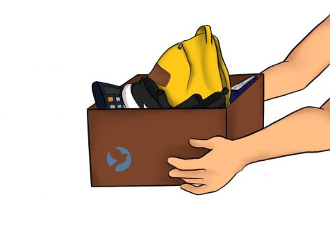 Fullerton’s Love of Orange County Kids, also known as FLOCK, has been raising money and accepting donations of school supplies, clothing and prom attire to support homeless students in the community. Art by Erin Lee.