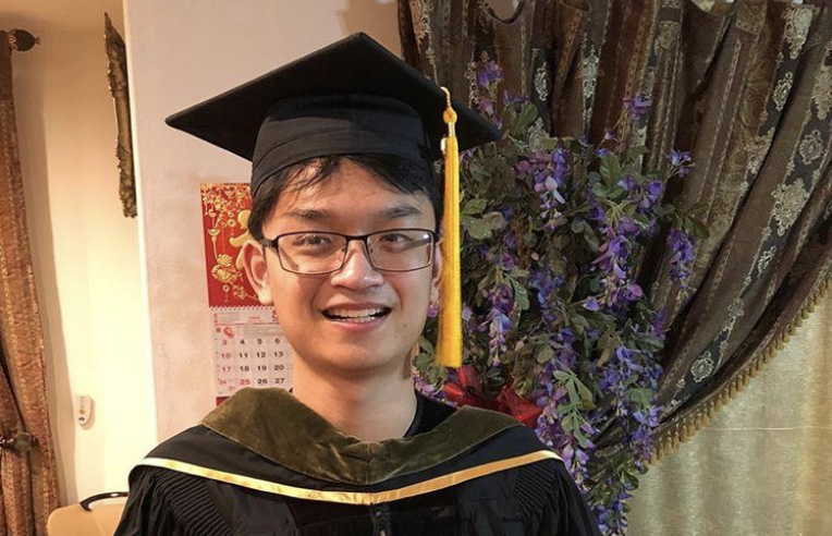 Senior Samuel Kho is one of the 12 valedictorians in the Class of 2020. Image posted with permission from Samuel Kho. 