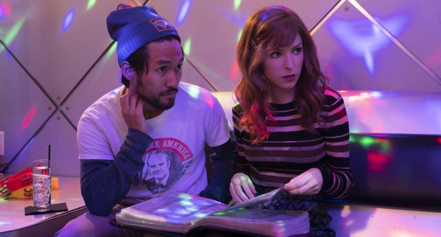 Actor Jin Ha plays Augie (left), who joins Anna Kendricks character, Darby, in a karaoke room as she looks for true love in HBO Maxs new comedy romance series, “Love Life.” Set to debut on May 27, HBO Max is among the last few new streaming services to hit the market this year in hopes of pulling away subscribers from Netflix, Hulu or Amazon Prime. Image posted with permission from WarnerMedia.