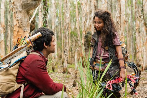 Joel (Dylan O’Brien, “The Education of Frederick Fitzell”) confronts Minnow (Ariana Greenblatt, “The One and Only Ivan”) about his decision to leave her and Clyde (Michael Rooker, “The Dark Tower”) to reunite with his girlfriend in Paramount Pictures’ “Love and Monsters” released Oct. 16. Originally, the film was scheduled for a Feb. 12, 2021 release under the name “Monster Problems.”