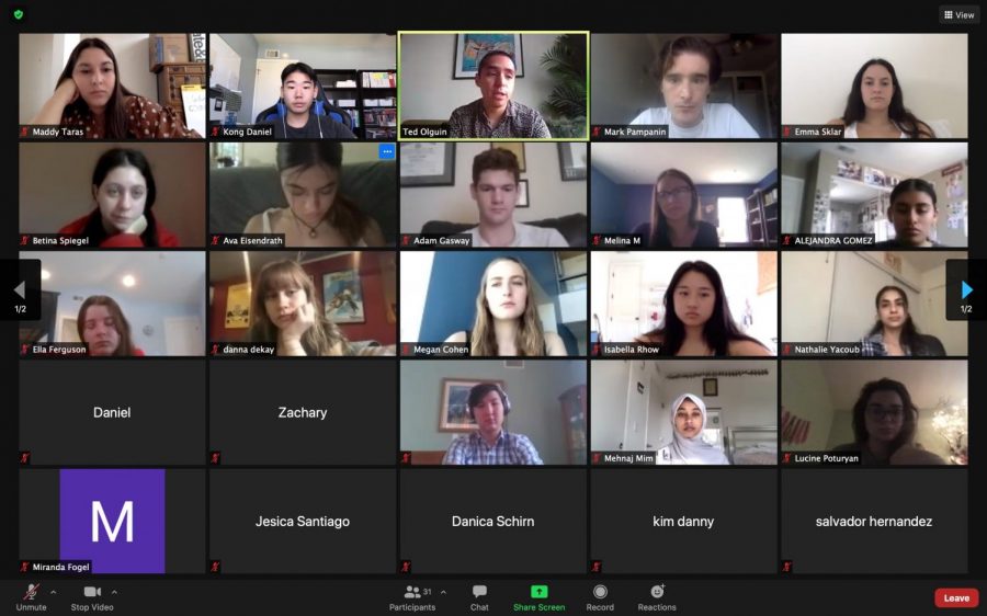 Interns and Campaign Advisers of David Ryus re-election campaign met via Zoom on October 4, 2020, to discuss future campaign plans. 