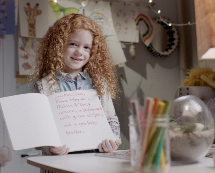 A young girl shares a wish list not for the guy in the red suit, but for his wife, Mrs. Claus. In its latest ad campaign, Zulily is highlighting the true force behind the holiday season. 