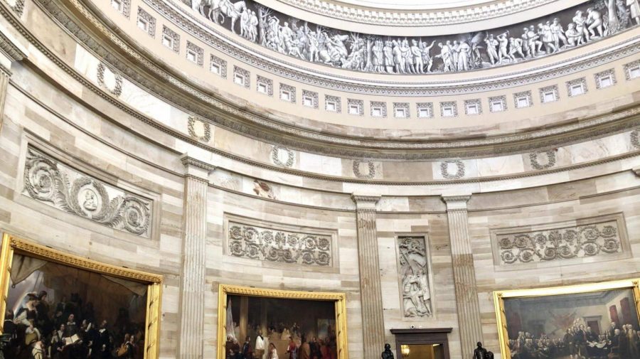 Photo of the Capitol rotunda taken during the November 2019 National Scholastic Press Association journalism convention held in Washington, D.C. A radical faction of Trump supporters broke into the building Jan. 6.