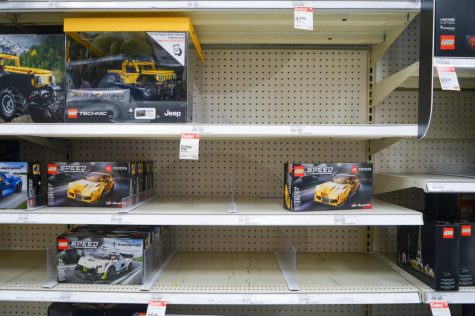 With the upcoming holiday season, empty toy shelves will make gift
giving difficult, especially for parents
with young children. 