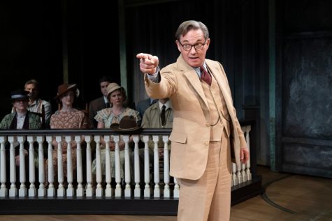 Richard Thomas plays Atticus Finch, an attorney who agrees to defend a Black man accused of sexually harassing a white woman in the stage adaptation of Harper Lee’s novel, To Kill a Mockingbird.