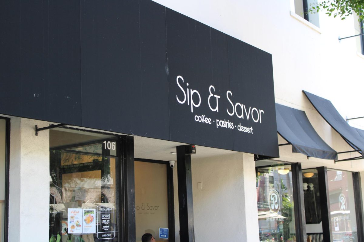 Sip & Savor, a coffee shop, where many go to study and converse, located in Downtown Fullerton on Wednesday, Sept. 4.