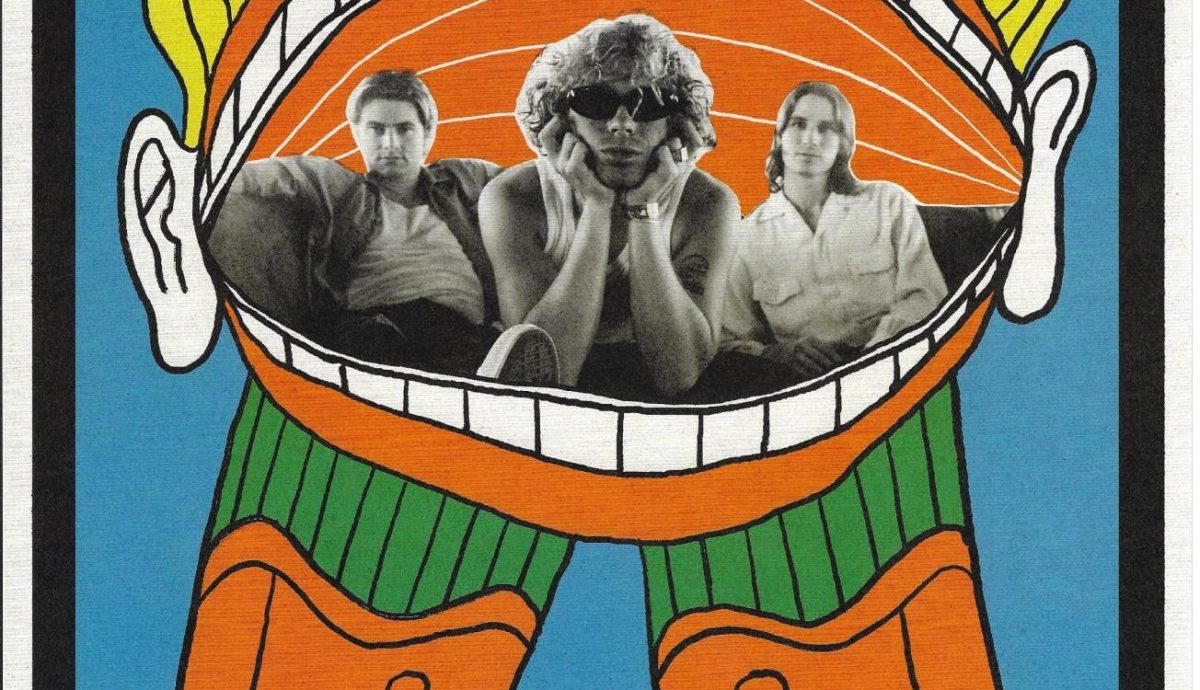 A part of the poster to promote San Diego-based indie band, almost monday, and its debut album.