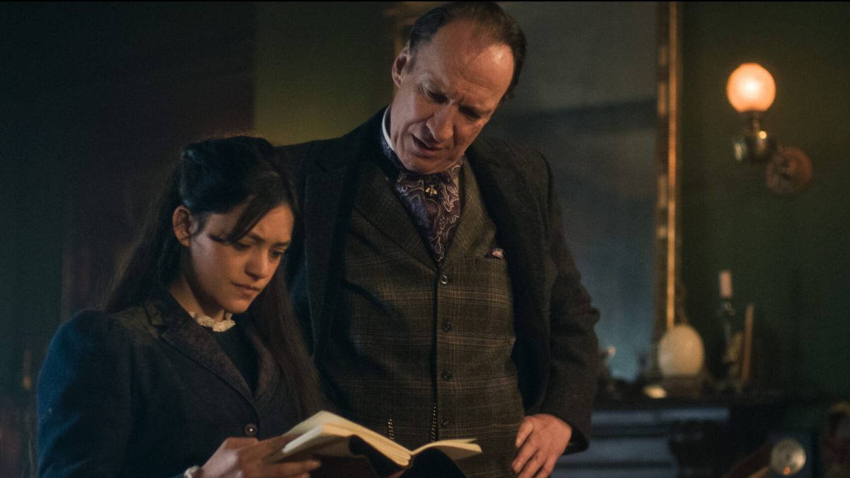 CW's new show, Sherlock and Daughter released Wednesday, April 16 featuring Amelia Rojas, played by Blu Hunt (Inadu, "The Originals") and Sherlock Holmes, played by David Thewlis (Remus Lupin, "Harry Potter and the Prisoner of Azkaban").