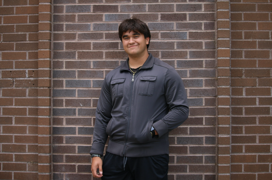 Senior Tate Garcia stands outside the Performing Arts Center on Monday, May 4, during his fourth period Theatre 3 class.
